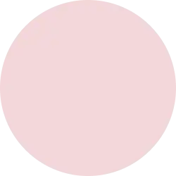 Elemento visual decorativo con forma circular en color rosa.